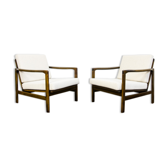 Pair of B-7522 armchairs by Zenon Bączyk, 1960's