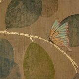 Painted canvas depicting lemurs. Contemporary work.