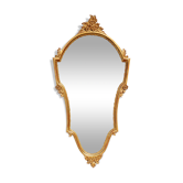 Deknudt, Vintage golden mirror Louis XV style   48x93cm
