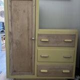 Re-styled asymmetrical wardrobe