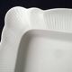 White porcelain asparagus dish by Pillivuyt