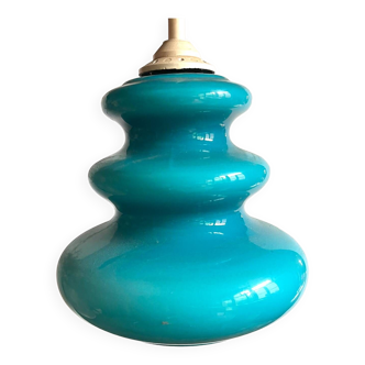 Vintage opaline pendant light