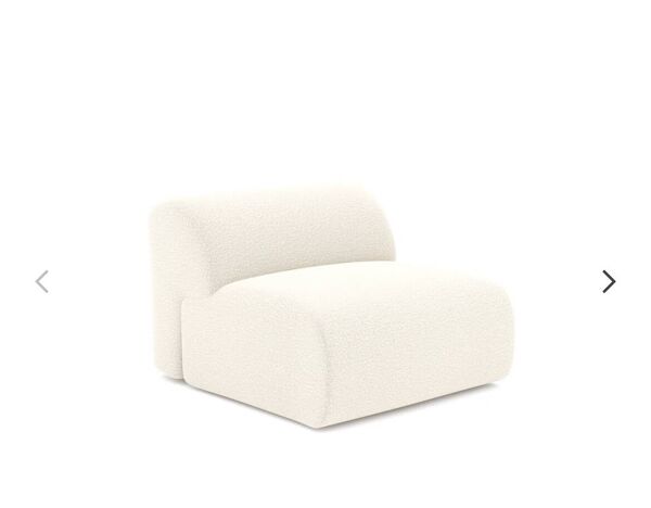 Fauteuil Sans Accoudoirs SIA Tissu Bouclette