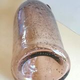 Biot bubble glass bottle