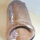 Biot bubble glass bottle