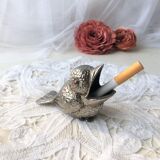 Figurine birds ashtray or pike holder
