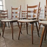 Set of 8 Hiller bistro chairs