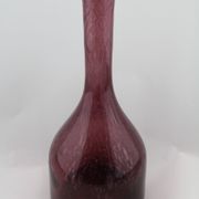 Bouteille ou soliflore en verre bullé de Biot