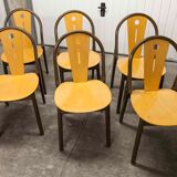 6 Baumann "transit" chairs 1990s
