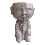 Buddha in Celadon flower pot