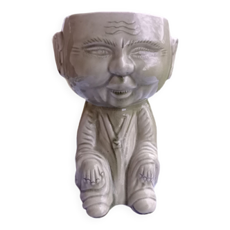 Buddha in Celadon flower pot