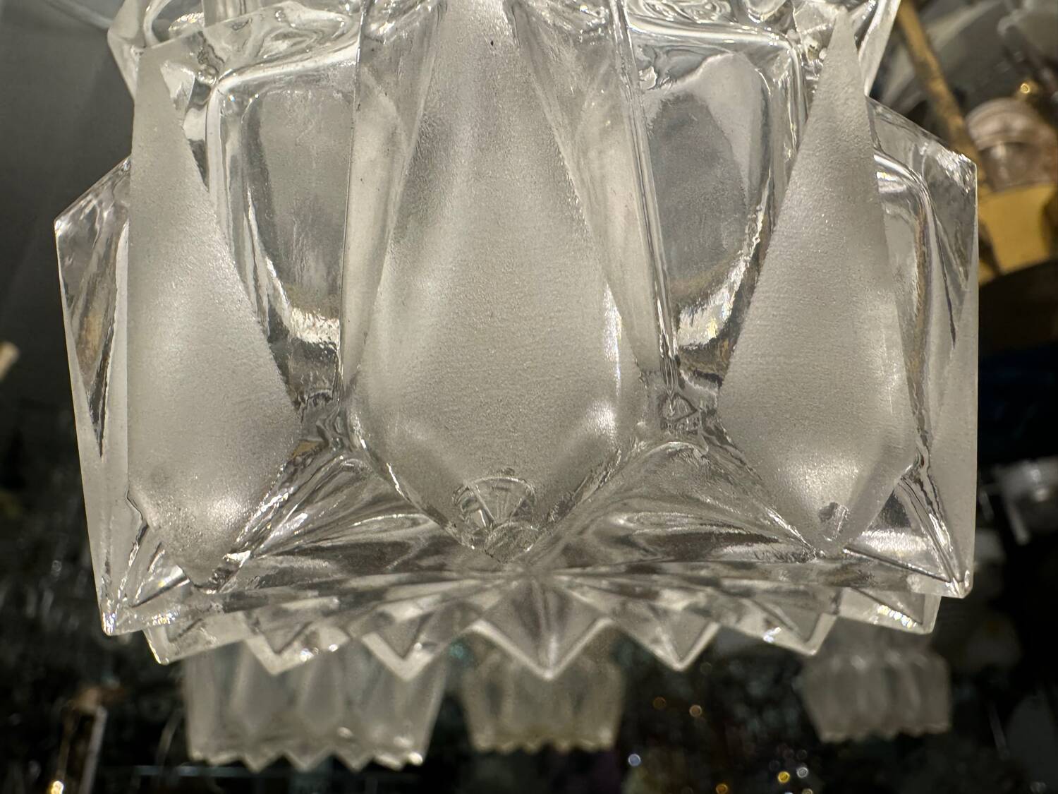 Brass Crystal Chandelier 1960’s