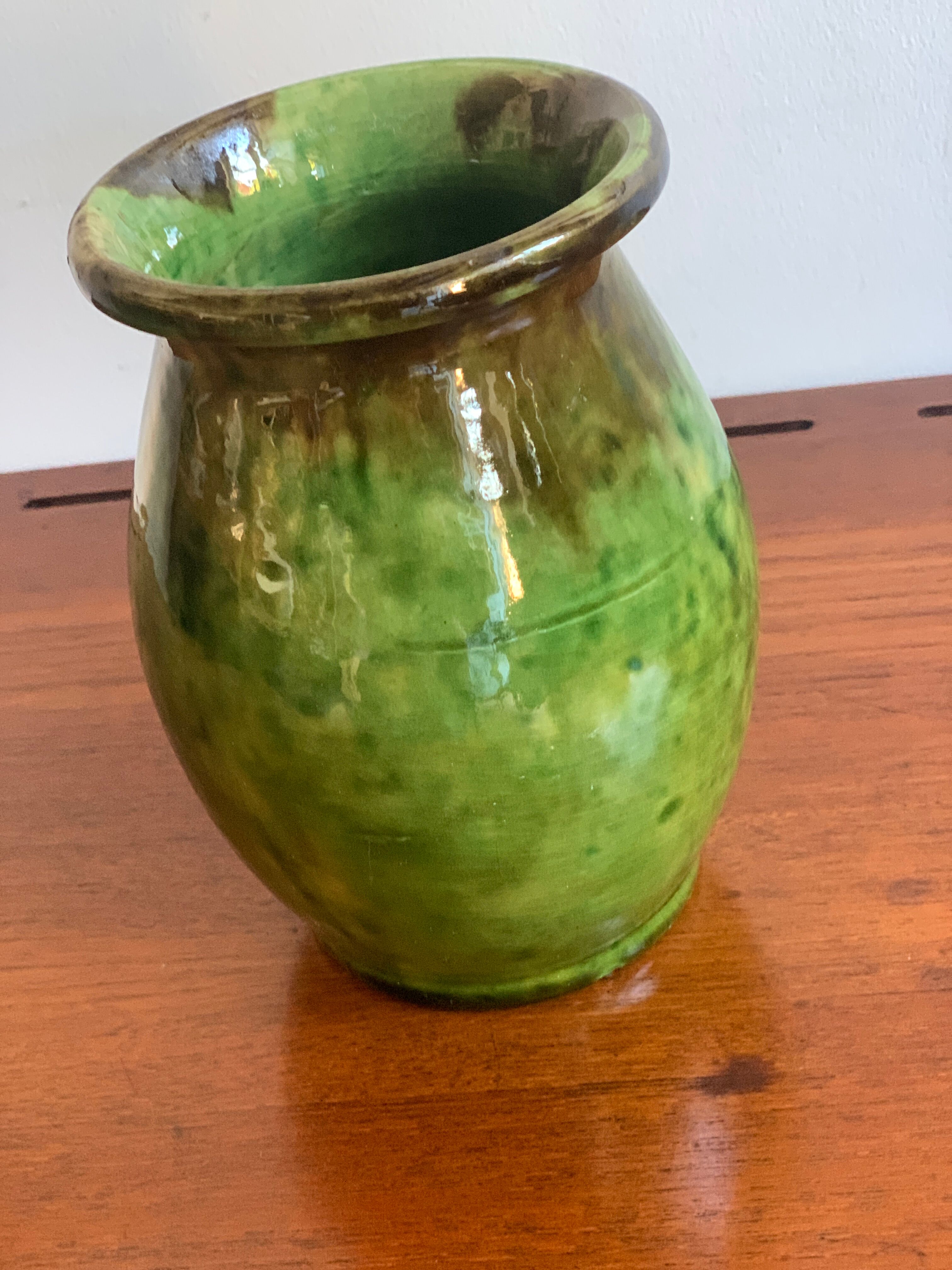 Pottery vase Vallauris Aegitna