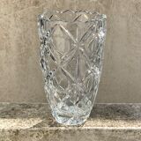 Vase tchèque en verre de bohème