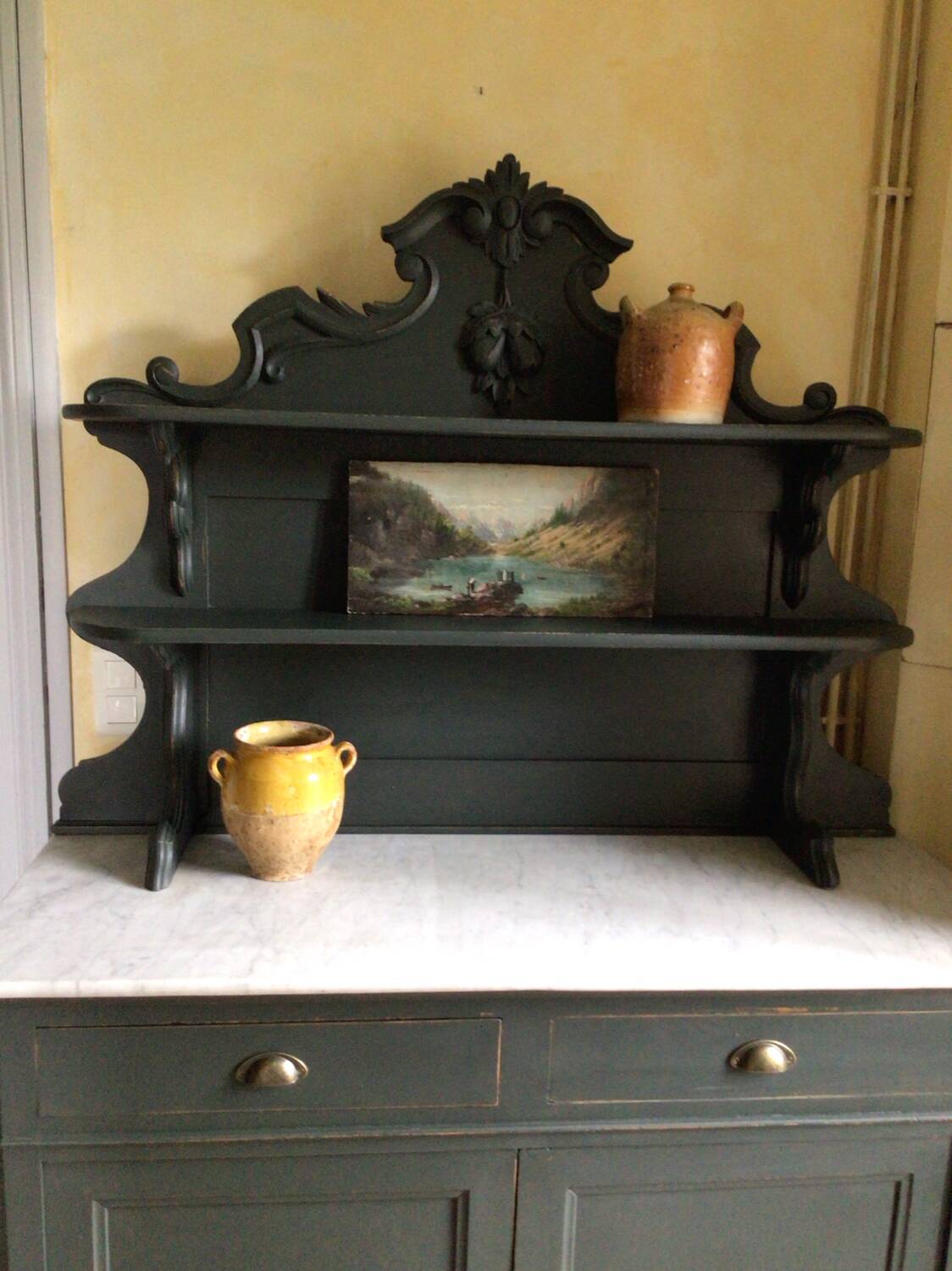 Saint hubert english green buffet