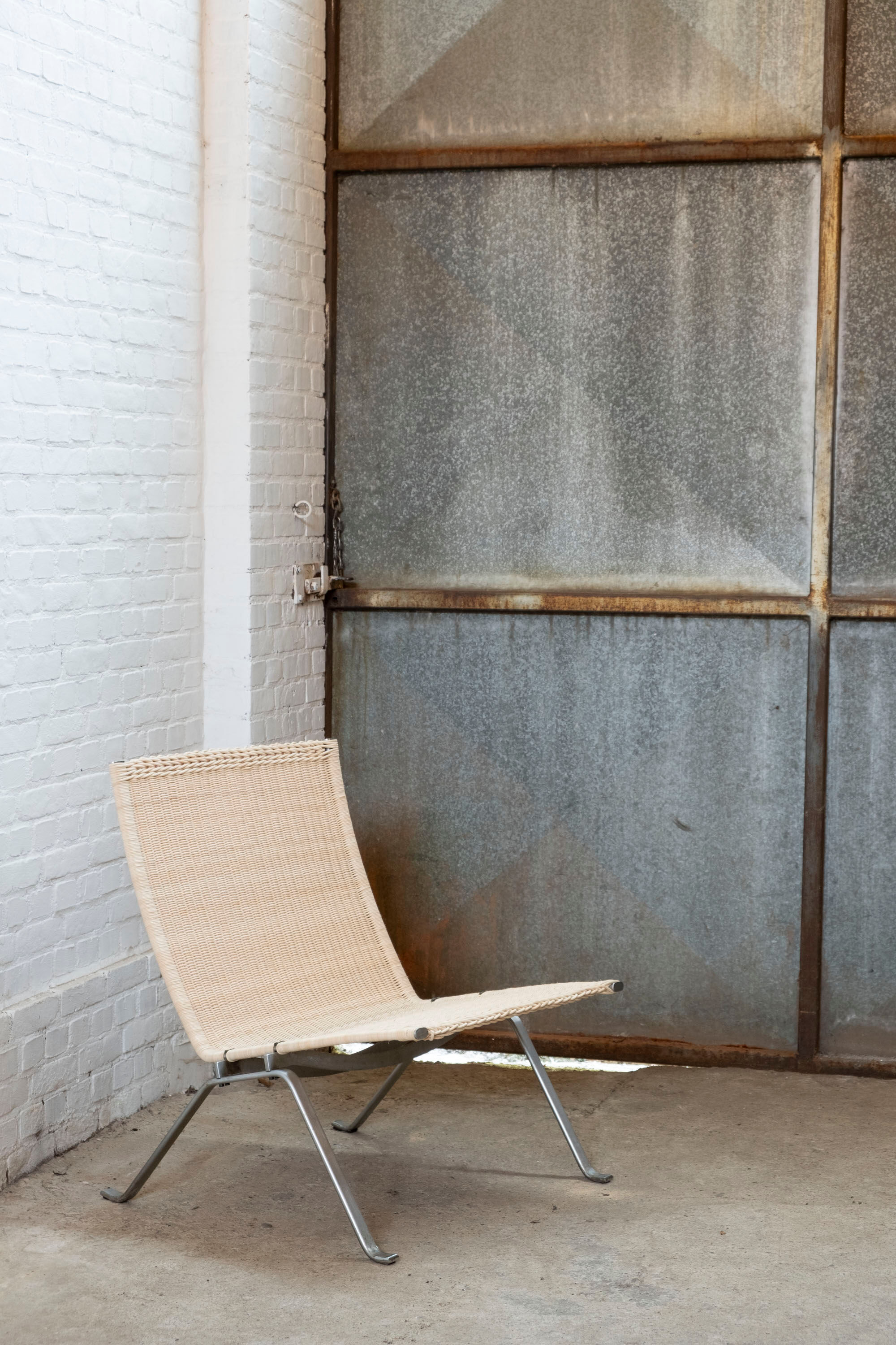 1x Poul Kjærholm PK22 in Wicker by Fritz Hansen