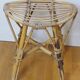 Tabouret vintage en rotin