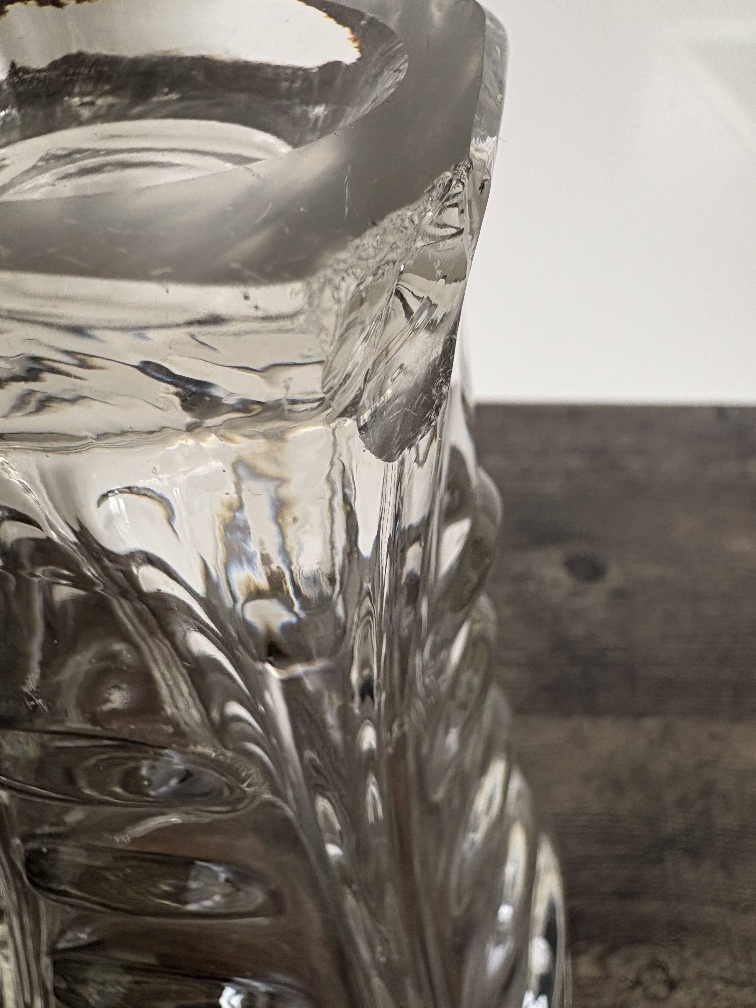 Vintage vase V. Hanuš - Heřmanova Huť, Czechoslovakia