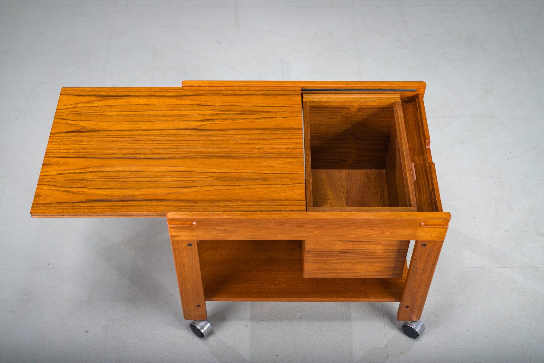 Mid-century modern Danish teak bar model 703 by Aksel Kjersgaard, 1960s
