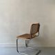 Chaise Cesca par Marcel Breuer en chrome et bois, 1970