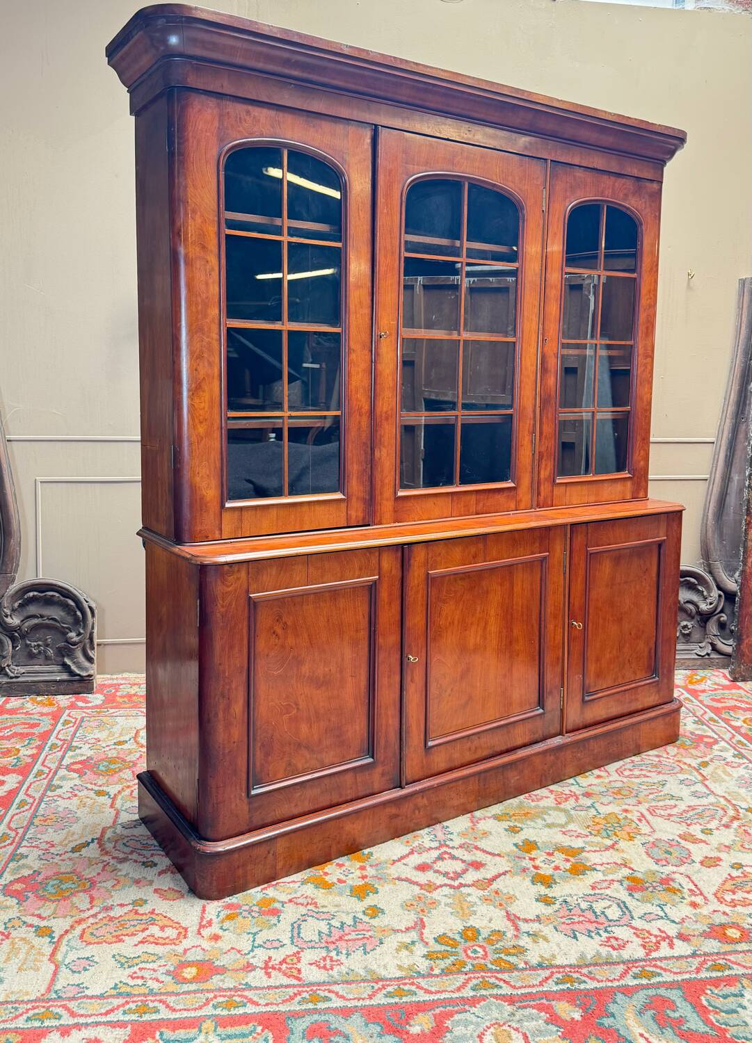 Bibliothèque en acajou du XIX eme siècle