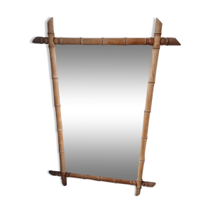 miroir bambou