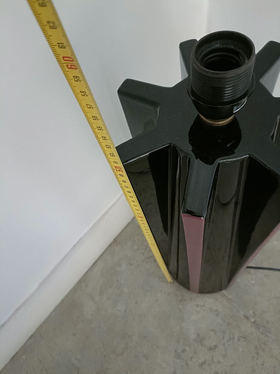 Kostka ceramic lamp base