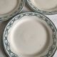 Lot de 8 assiettes plates en terre de fer
