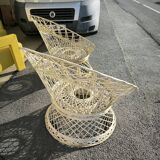 Pair of large garden armchairs