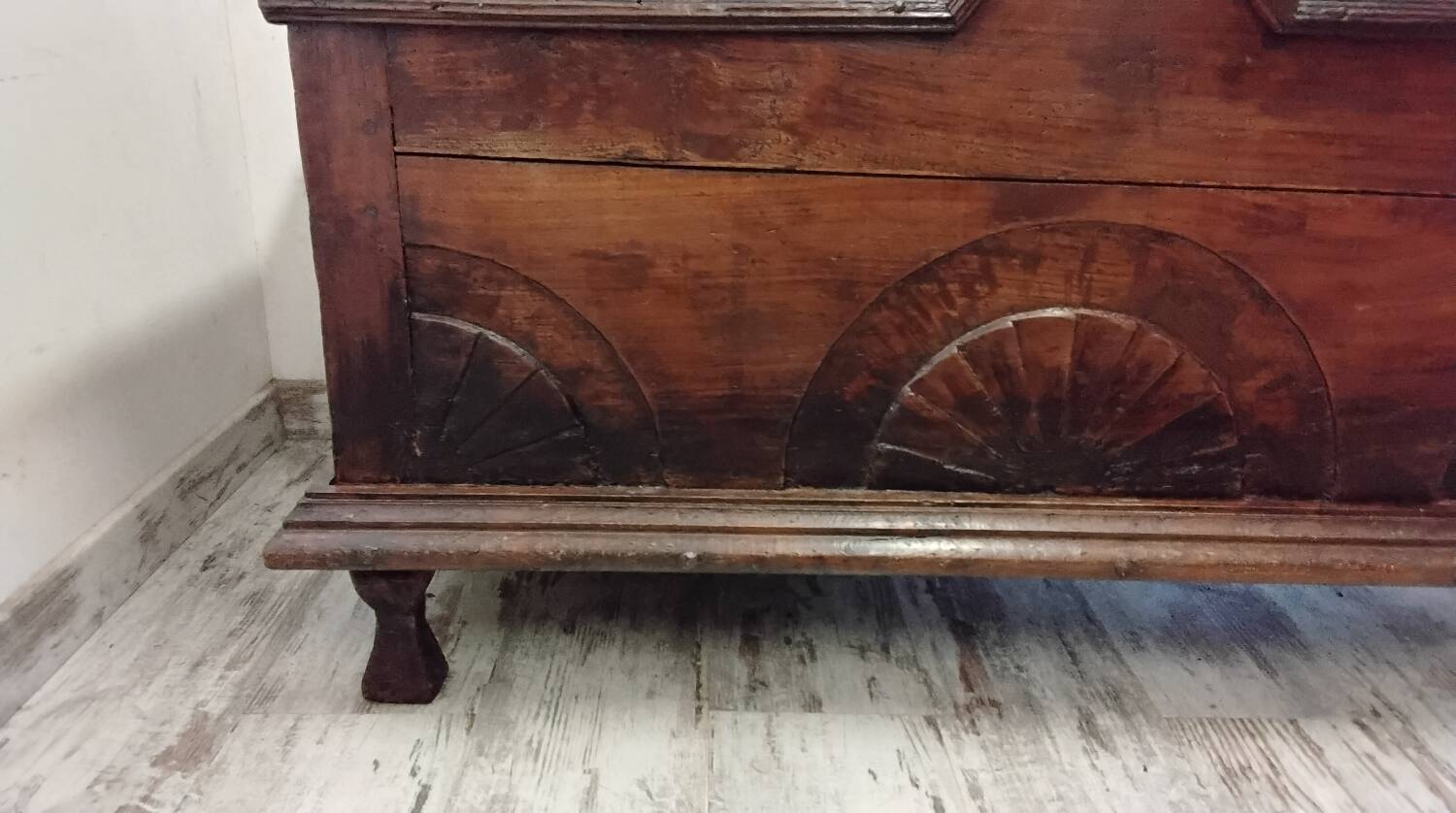 Antique wooden chest