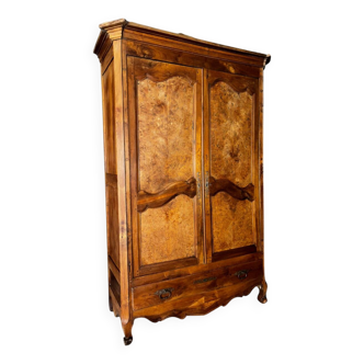 Antique elm armoire – Louis XV style
