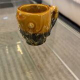 Set of 7 small glasses of Zoomorphic Vallauris Chicks