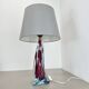 Large 41cm sommerso murano glass flavio poli attr. table light, italy, 1960s