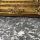Gilded resin mirror Louis XV H47 X L42 style