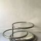 Removable coffee table in chrome, glass & mirror by Milo Baughman, design 1970.
