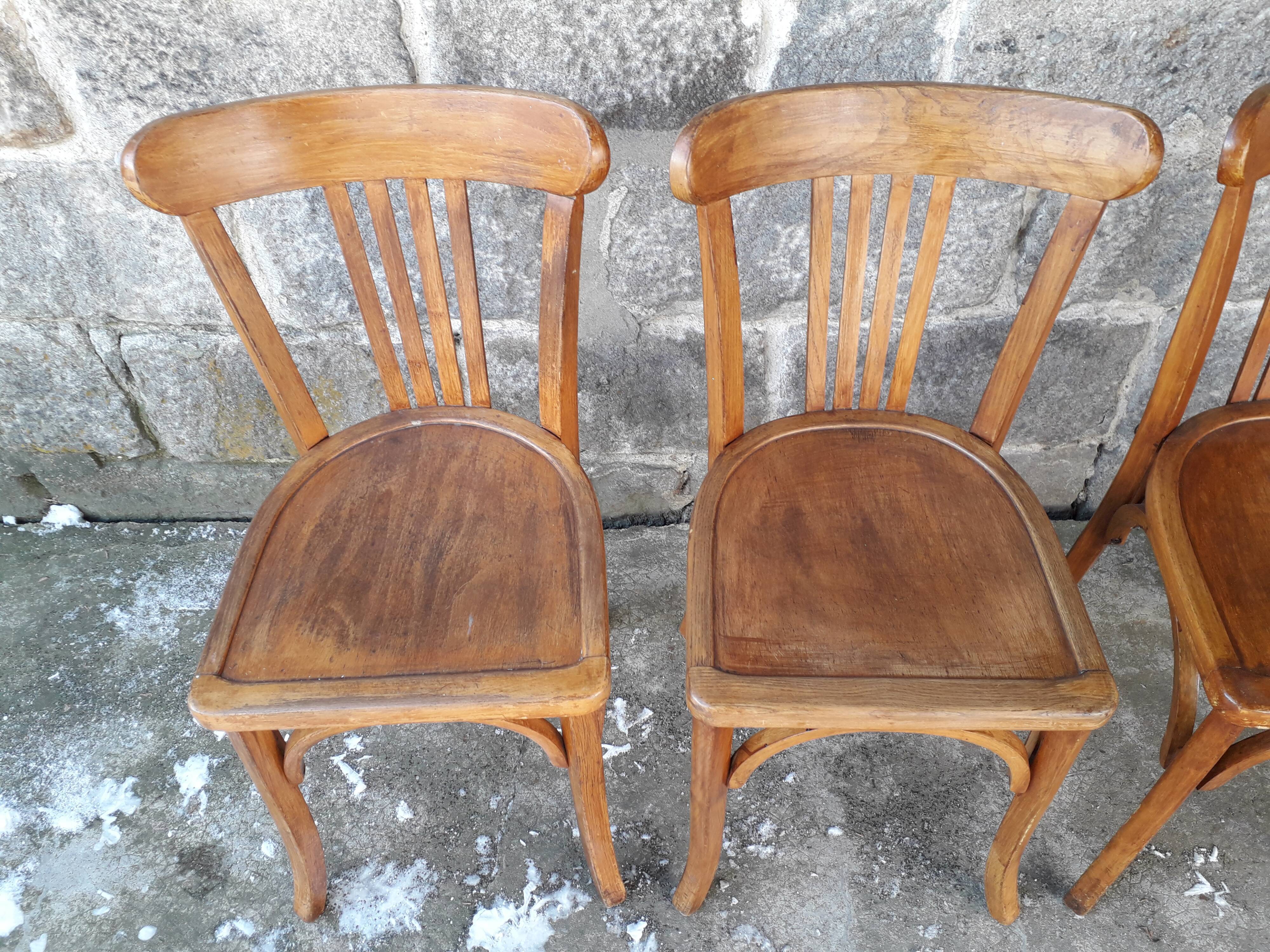Set of four Luterma bistro chairs