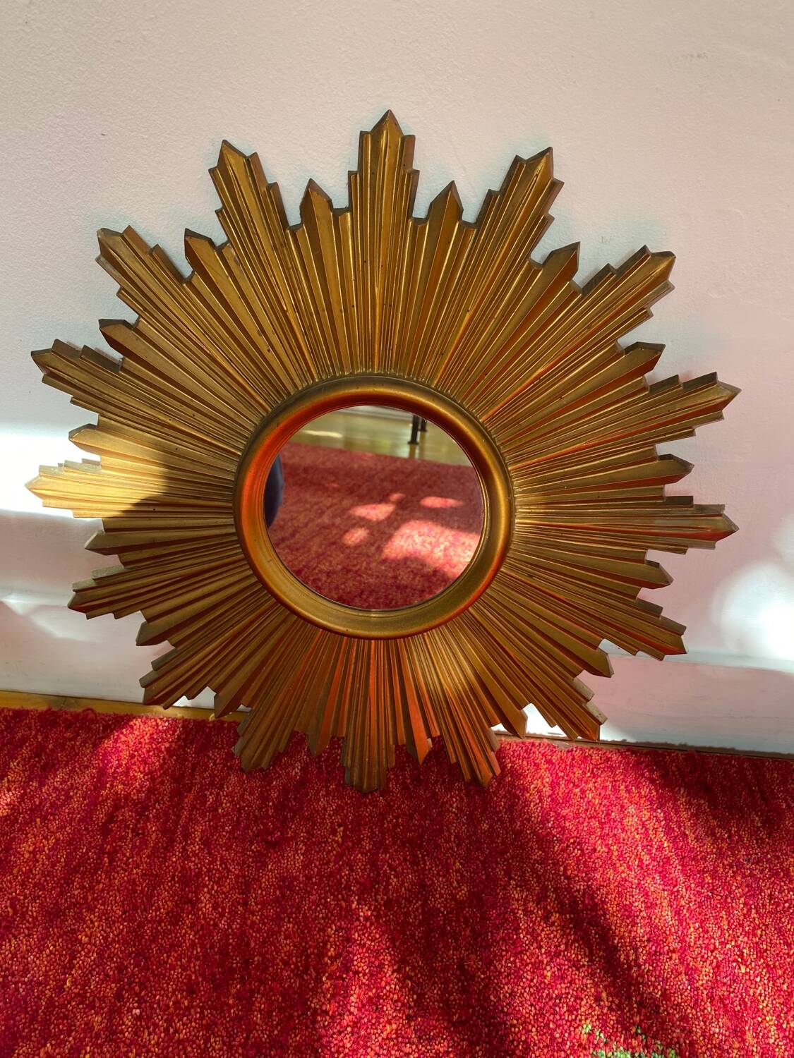 Large sun mirror from the 50s/60s