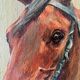 Ancient tableau HST "Horse's head" (20th century)