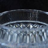 Vase en cristal ancien monture en argent sterling 925 Emil Hermann Un vase et un porte-cure-dents