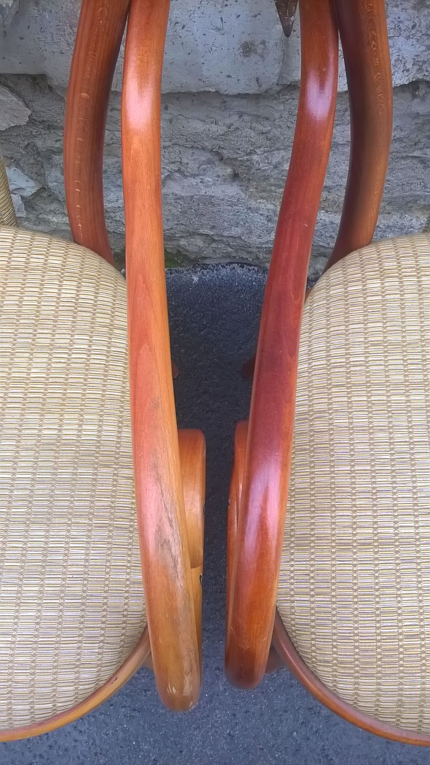 Sets of 6 fmg armchairs