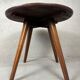 Vintage 'japandi' side table – oak