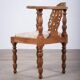 Vintage Danish Oak Corner Chair, 1940s