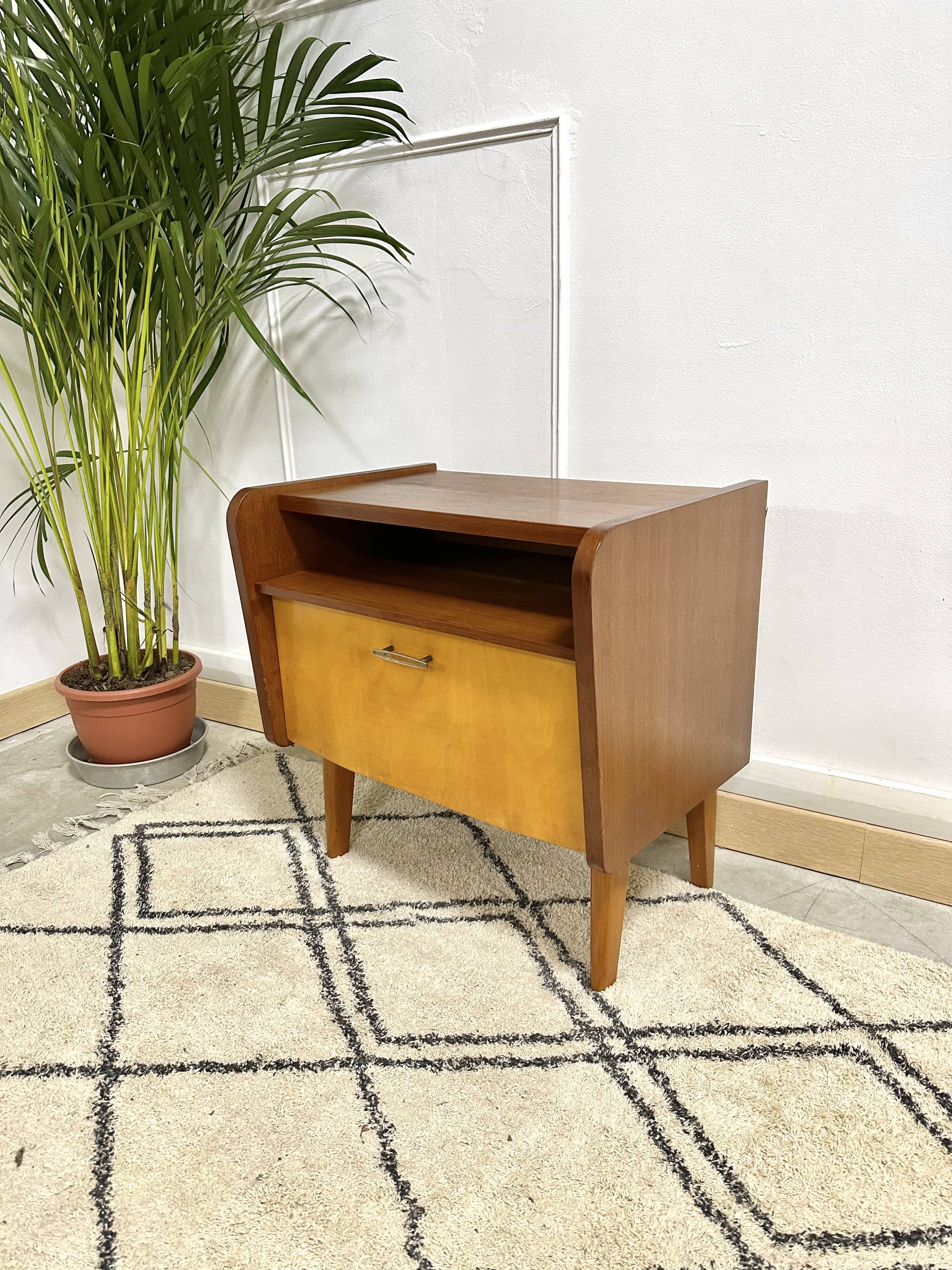 Scandinavian style bedside table