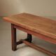 Large solid wood table, handcrafted.
