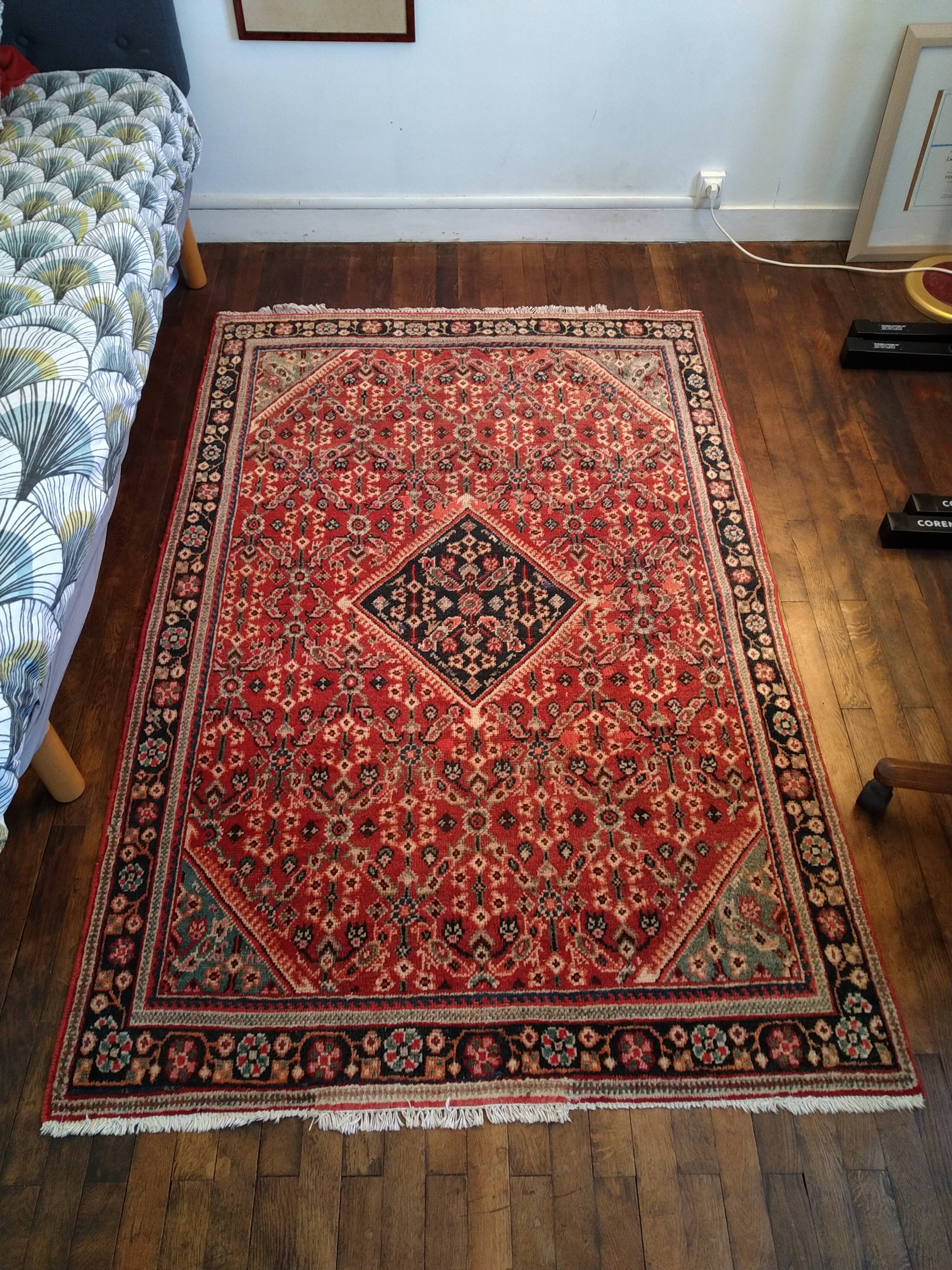 Handmade Persian rug 190x130cm
