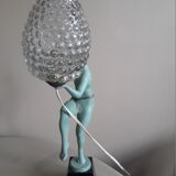 Art-deco dancer lamp