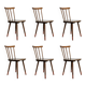 ensemble de six chaises de salle à manger