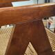 Scandinavian armchair in rattan & solid birch – Swedish vintage