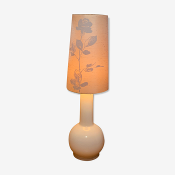 Swedish glass desk lamp from the 1960s