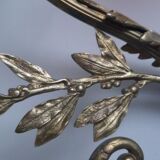 Art deco bronze wall lamp